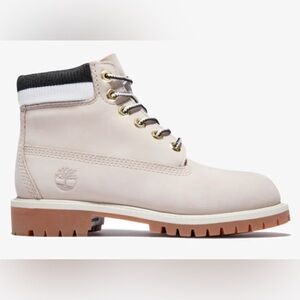 Timberland Women's Lace Up grey Cream Boots Rebotl waterproof NWOT SIZE 6